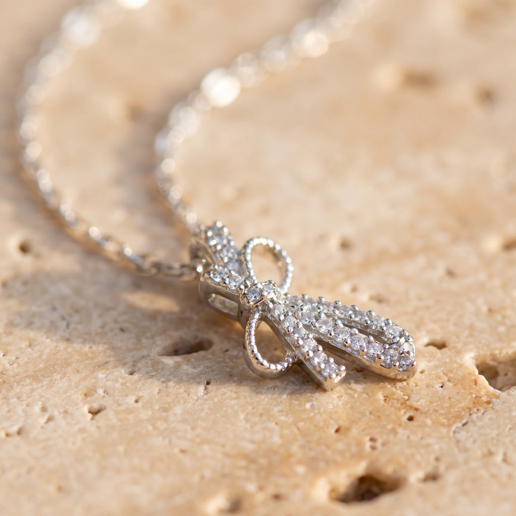 The Céleste Bow Necklace Pendant